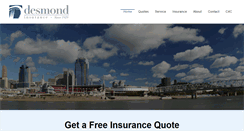 Desktop Screenshot of desmondinsurance.com